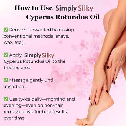 Cyperus Rotundus Hair Reduction Oil